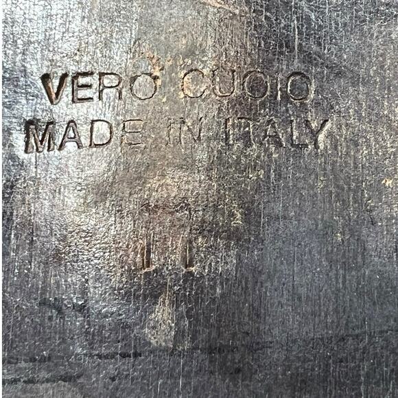 Mark Nason Men’s Rock Never Dies Brown Leather Moto Ankle Boot Size US 11 - Picture 10 of 11